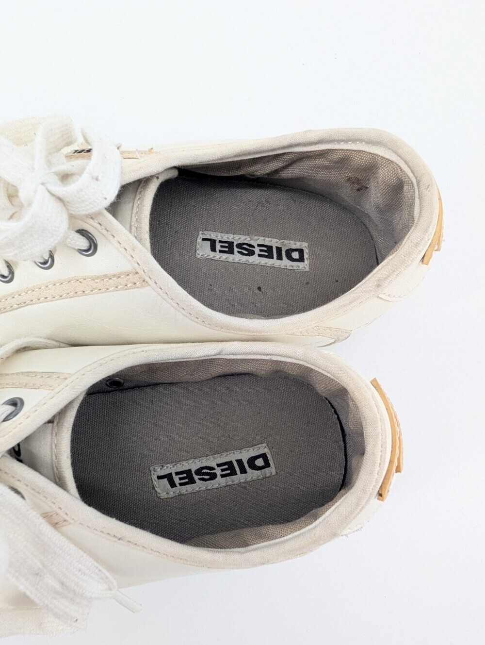 Vintage Diesel Leather Rodby Sneakers Size 8 - Picture 6 of 11